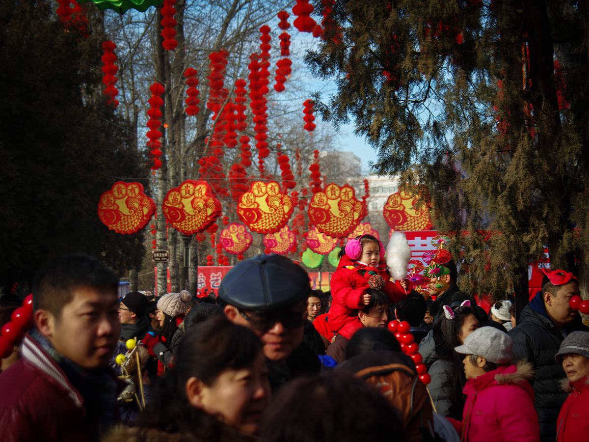 信陽南灣湖春節廟會